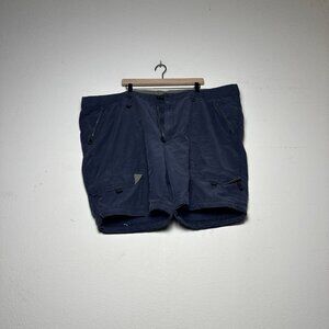 VTG HB Sports Harbor Bay Cargo Shorts Blue Men 2X Summer Baggy Tall Outerwear